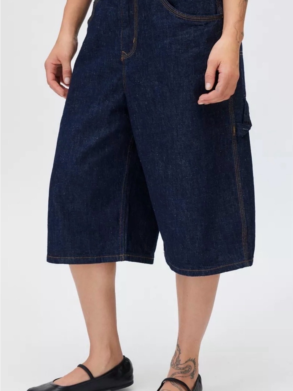 BDG Urban Outfitters Astrid Longline Denim Jorts Sz 25